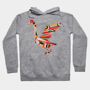 Beautiful Flying Swan Silhouette Tribal Tattoo Art Hoodie